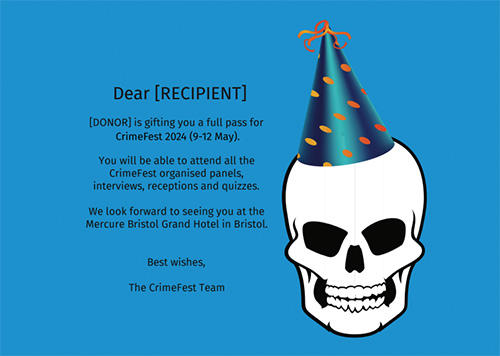CrimeFest Party Gift Certificate